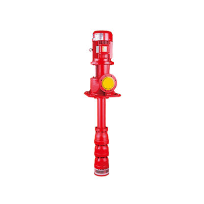 Good price Bomba de lucha contra el fuego diesel de Pump Long Shaft del jinete vertical rojo de la turbina en línea