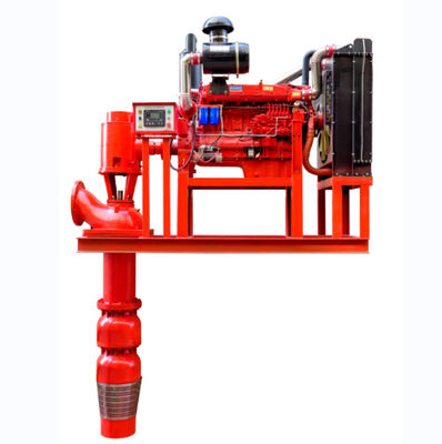 Good price Sistema automático de bomba de agua de emergencia de incendios de alta velocidad con caja de engranajes de eje largo en línea
