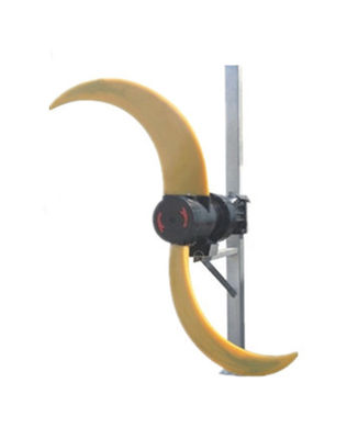 Aguas residuales sumergibles QDT4/4 eléctrico de los mezcladores del impeledor amarillo del plátano