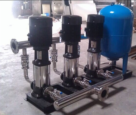 Good price Bombas de refuerzo de agua de acero inoxidable con tubo y tanque de presión en línea