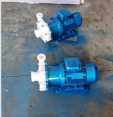 Good price Bomba centrífuga de impulsor magnético con carcasa de hierro y componentes de flujo de plástico fluorado en línea