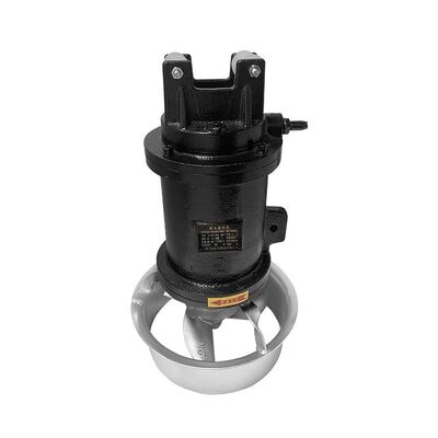 Buen precio Tipo industrial de mezclador sumergible eléctrico diseñado para funcionar en procesos de tratamiento de aguas residuales y agitación de lodos en línea