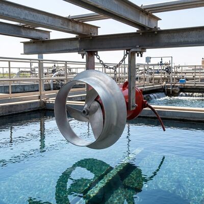 Buen precio Bomba de mezclador sumergible eléctrica con grado de protección IP68 y aislamiento de clase F adecuada para el tratamiento de aguas residuales en línea